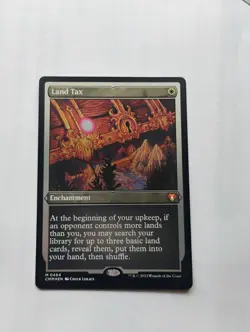 Land Tax (Foil Etched) Commander Masters Foil - Image 1
