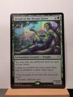 FOIL MTG Dryad of the Ilysian Grove Theros Beyond Death Magic #169 - Image 1