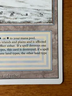 MTG Revised Tundra Magic the Gathering Revised Edition - Image 4