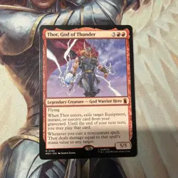 Thor, God of Thunder - Near Mint MTG Marvel Super Heroes - Image 1