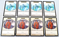 MTG Angel + Pentavite Tokens (x8) Scourge / Mirrodin Player Rewards, 2004, Magic - Image 1