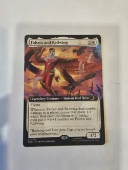 Falcon and Redwing (Extended Art) Commander: Marvel Super Heroes Regular - Image 1