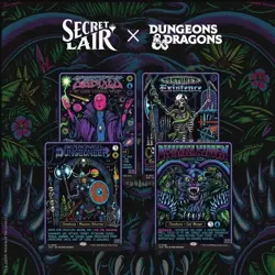 Secret Lair x Dungeons and Dragons: Black Lights & Dark Dungeons NONFOIL IN HAND - Image 1