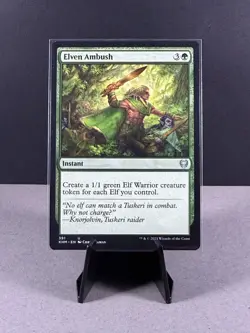 MTG Elven Ambush Kaldheim Regular 391 Near Mint - Image 1