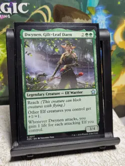 MTG Foundations Dwynen, Gilt-Leaf Daen 217, NM, Regular, Pack Fresh, Ships Quick - Image 1