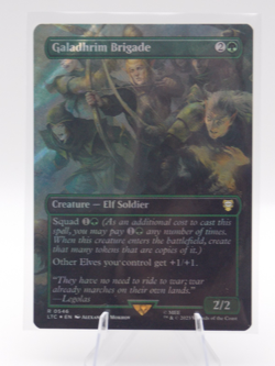 Galadhrim Brigade (Borderless) (Surge Foil) MTG LTC - Image 2