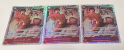 One Piece Card Game 3x OP16-015 SR Monkey D. Luffy - English - Near Mint - Image 1