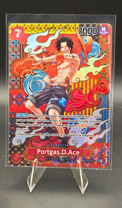Bandai One Piece CCG Portgas D Ace OP02-013 SP SR Foil Two Legends 7000 - Image 1