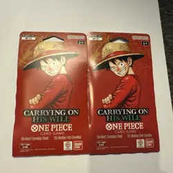 One Piece OP-13 Carrying On His Will Sleeved Booster Pack Lot of 17 Sealed 🔥 - Image 2