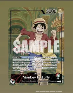 One Piece Musee Grevin Paris LuffyOP13-001 Museum Promo Card6/26/2026 In Hand ✅ - Image 1