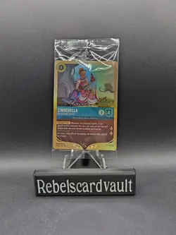 Disney Lorcana Wilds Unknown Cinderella Resourceful Traveler Prerelease Promo - Image 2