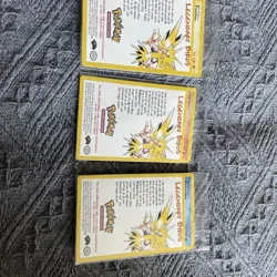 Pokemon Tcg Lot Of 3 Legendary Birds Sealed Promo - Image 1