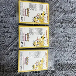 Pokemon Tcg Lot Of 3 Legendary Birds Sealed Promo - Image 3