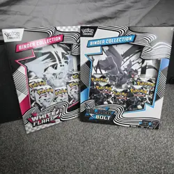 NEW Pokemon TCG White Flare & Black Bolt Binder Collection SEALED - Image 1