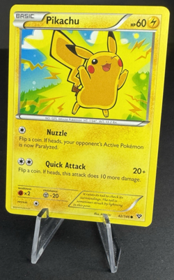 Pikachu 42/146 Regular Common Non Holo - XY Base Set - Pokemon TCG - NM - Image 3