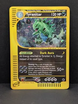Tyranitar 029/165 Expedition Base Set Holo Ultra Rare Pokemon TCG Nintendo MP - Image 1