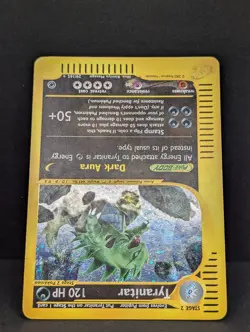 Tyranitar 029/165 Expedition Base Set Holo Ultra Rare Pokemon TCG Nintendo MP - Image 4