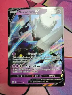 Pokemon TCG Necrozma V Sword & Shield - Battle Styles 063/163 Holo Ultra Rare NM - Image 2