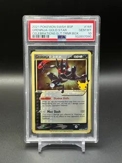 Pokemon Greninja Star SWSH144 SWSH: Sword & Shield Promo PSA 10 GEM - Image 1