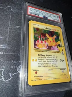 PSA 10 Pokemon Birthday Pikachu Celebrations Classic Coll- Black Star Promo #24 - Image 3