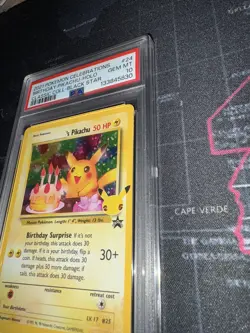 PSA 10 Pokemon Birthday Pikachu Celebrations Classic Coll- Black Star Promo #24 - Image 4