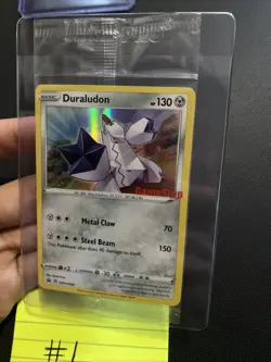 Pokemon Sword & Shield Stamped Gamestop Black Star Promo Duraludon Holo SWSH028 - Image 2