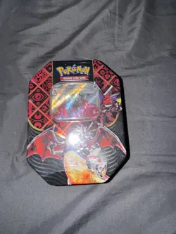 Pokemon TCG Scarlet & Violet Paldean Fates Tin Shiny Charizard - Image 1
