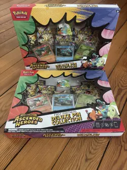 2 x Pokemon TCG Ascended Heroes Deluxe Pin Collection Brand New Factory Sealed - Image 3