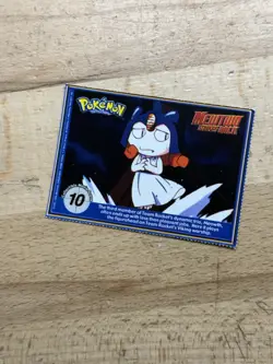 Mew Poketrivia Card #151 Pokemon Mewtwo Strikes Back 1999 Burger King - Image 2