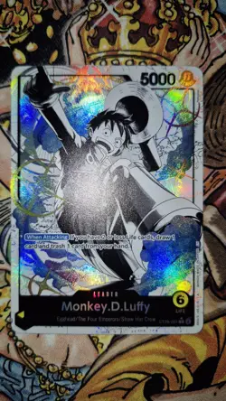 One Piece Monkey. D. Luffy ST29-001 (ALT ART) Leader Card Egghead English promo - Image 1