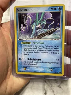 Suicune 4/17 Rare Holo POP Series 2 2006 Pokemon TCG Card LP+ Vintage Pokemon - Image 1