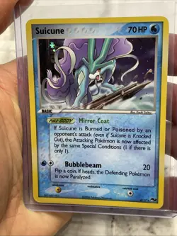 Suicune 4/17 Rare Holo POP Series 2 2006 Pokemon TCG Card LP+ Vintage Pokemon - Image 2