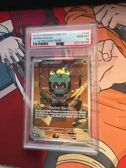 Pokemon Mega Evolution Marshadow Illus. Rare Card 146/132 PSA10 - Image 1
