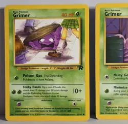 Vintage Grimer Collectors Lot Unique Art 3 Card Bundle Pokemon TCG Cards NM-LP - Image 3