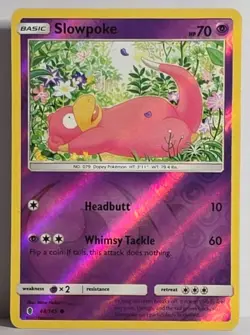 Slowpoke 48/145 Reverse Holo Guardians Rising Common Pokemon TCG Card LP - Image 1
