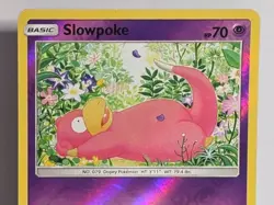 Slowpoke 48/145 Reverse Holo Guardians Rising Common Pokemon TCG Card LP - Image 2