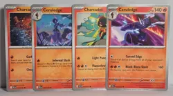 Ceruledge & Charcadet Evolution Collector's Bundle 4 Card Lot Pokemon TCG NM-LP - Image 1