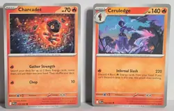 Ceruledge & Charcadet Evolution Collector's Bundle 4 Card Lot Pokemon TCG NM-LP - Image 4