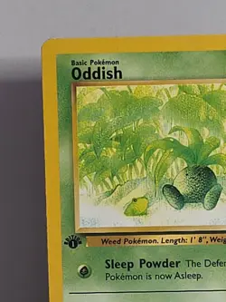 1st Edition Oddish 63/82 Team Rocket Vintage WOTC Pokemon TCG Card LP - Image 2