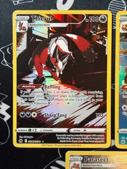 Pokemon SWSH Trainer/Galarian Gallery Bundle 3 Cards - Thievul/Parasect/Bibarel - Image 2