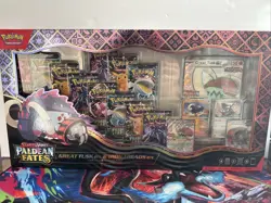 Pokemon TCG: Paldean Fates Great Tusk ex Iron Treads ex Premium Collection Box - Image 1