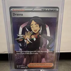 Pokemon TCG Sv08 Surging Sparks Drasna Ultra Rare Holo Full Art #231/191 - Image 1