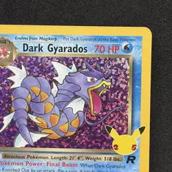 Pokemon Celebrations classic collection. MINT Dark Gyarados Team Rocket Holo - Image 3
