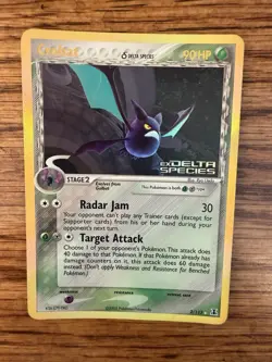 Pokemon TCG Crobat 2/113 EX Delta Species Reverse Holo English Stage 2 - Image 1