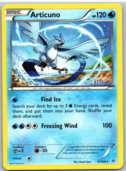 Articuno 16/108 Rare Roaring Skies Pokemon - Image 1