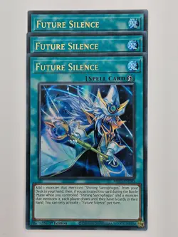 Yu Gi Oh - 3x MP25-EN193 Future Silence - Ultra Rare - Image 1