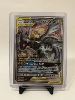 Pokemon TCG: Pikachu & Zekrom GX Sun & Moon Black Star Promo SM168 Holo - Image 1