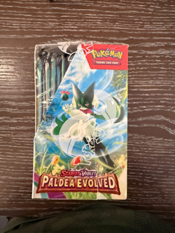 Pokemon - SV Paldea Evolved Booster Box (36 packs) Small Rip- w protective case - Image 2