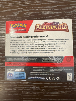 Pokemon - SV Paldea Evolved Booster Box (36 packs) Small Rip- w protective case - Image 4