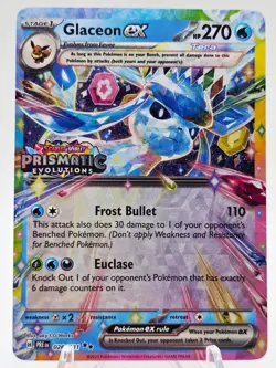 Glaceon ex (Prismatic Evolutions Stamp) 026/131 Pokemon TCG MCAP Holo NM - Image 1